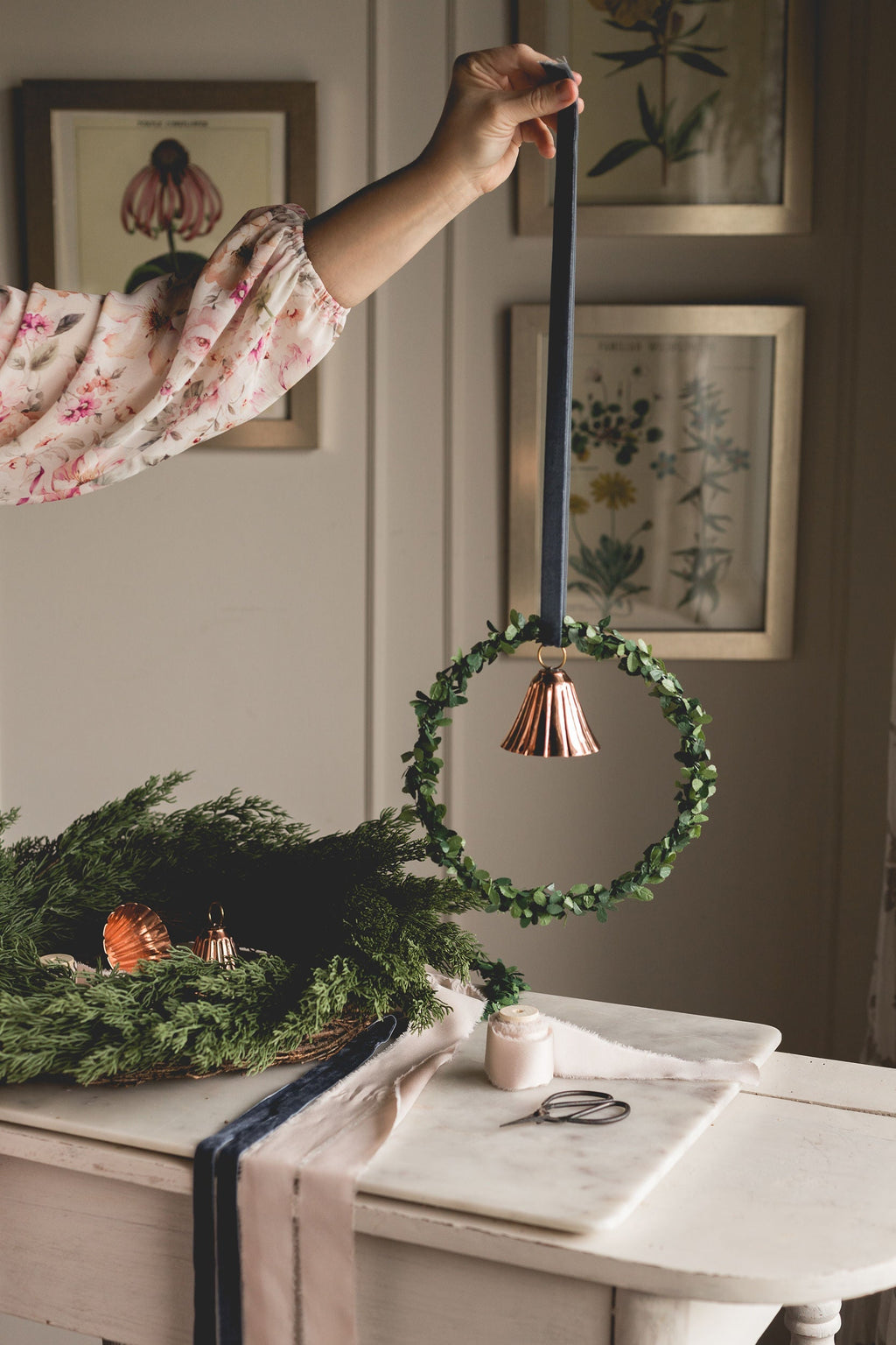 CMK Copper Bell Ornaments (Set of 2 or 4)