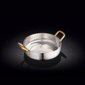 Round Porcelain Fry Pan | Gold Side Handles | 5.5" | Oven to Table | England | Wilmax England