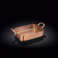 Rectangular Mini Fry Pan with 2 Side Handles | Individual Serving & Oven-to-Table | 5.5" x 4" | Wilmax USA