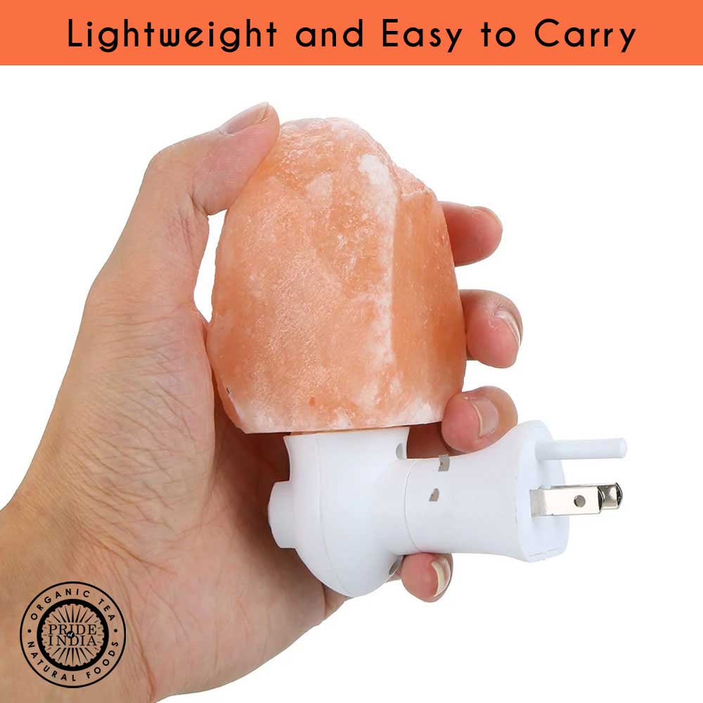 Himalayan Pink Salt Night Light | Handcrafted | Air Purifying