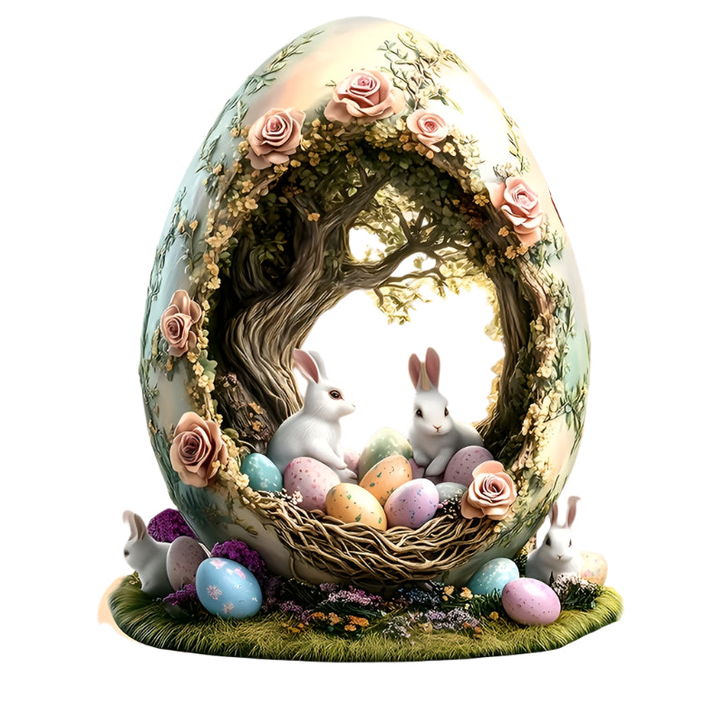 Rabbit Acrylic Tabletop Decor for Home & Office