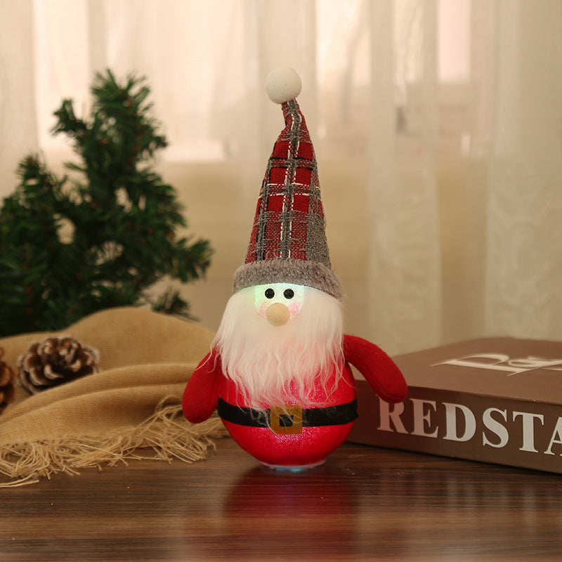 Christmas LED Ornaments — Santa, Snowman & Fawn
