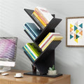 Wooden 5 Tier Book Tree Bookshelf For Displaying Books And Magazines