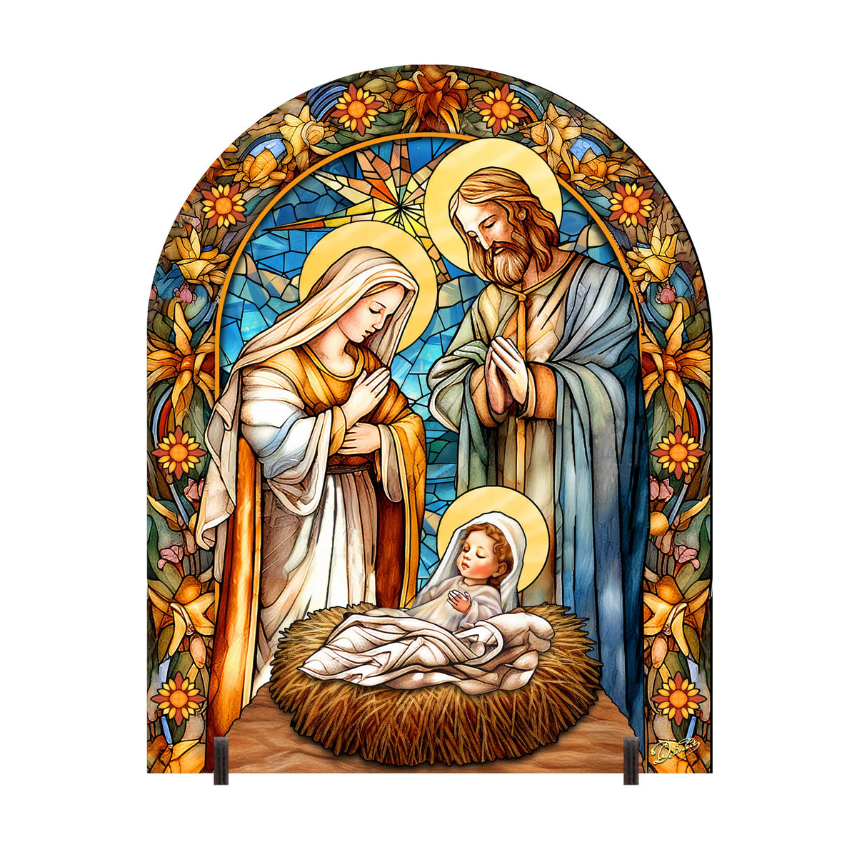 Classic Nativity Outdoor Decor Yard Decor by G. Debrekht - Nativity Holiday Decor - 863567F