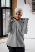 Ladies Weekender Hoodie | USA Fabric | Heathered Fleece | Thumbhole | Sizes SM-3X