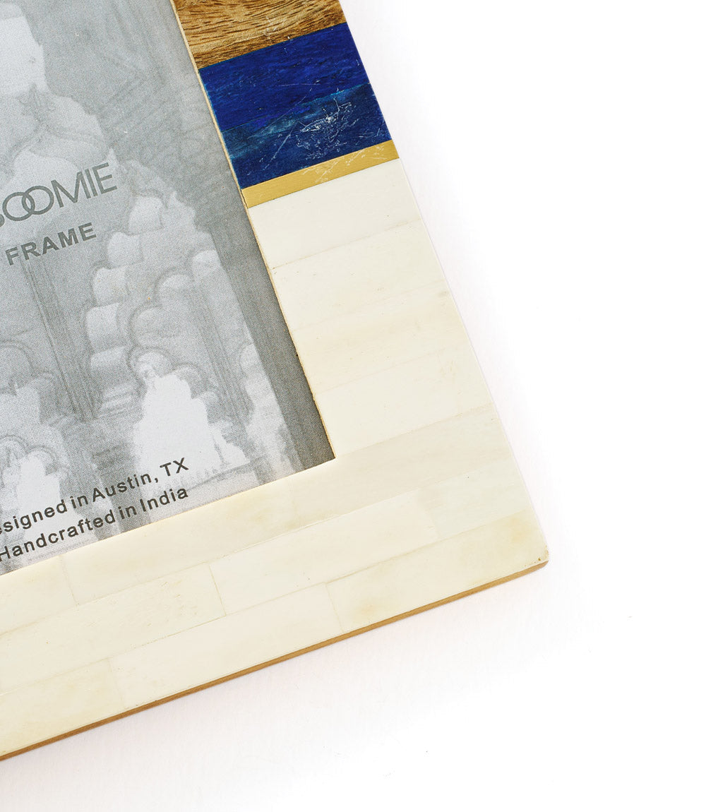 Picture Frame – Camel Bone, Mango Wood & Brass