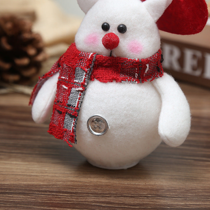 Christmas LED Ornaments — Santa, Snowman & Fawn