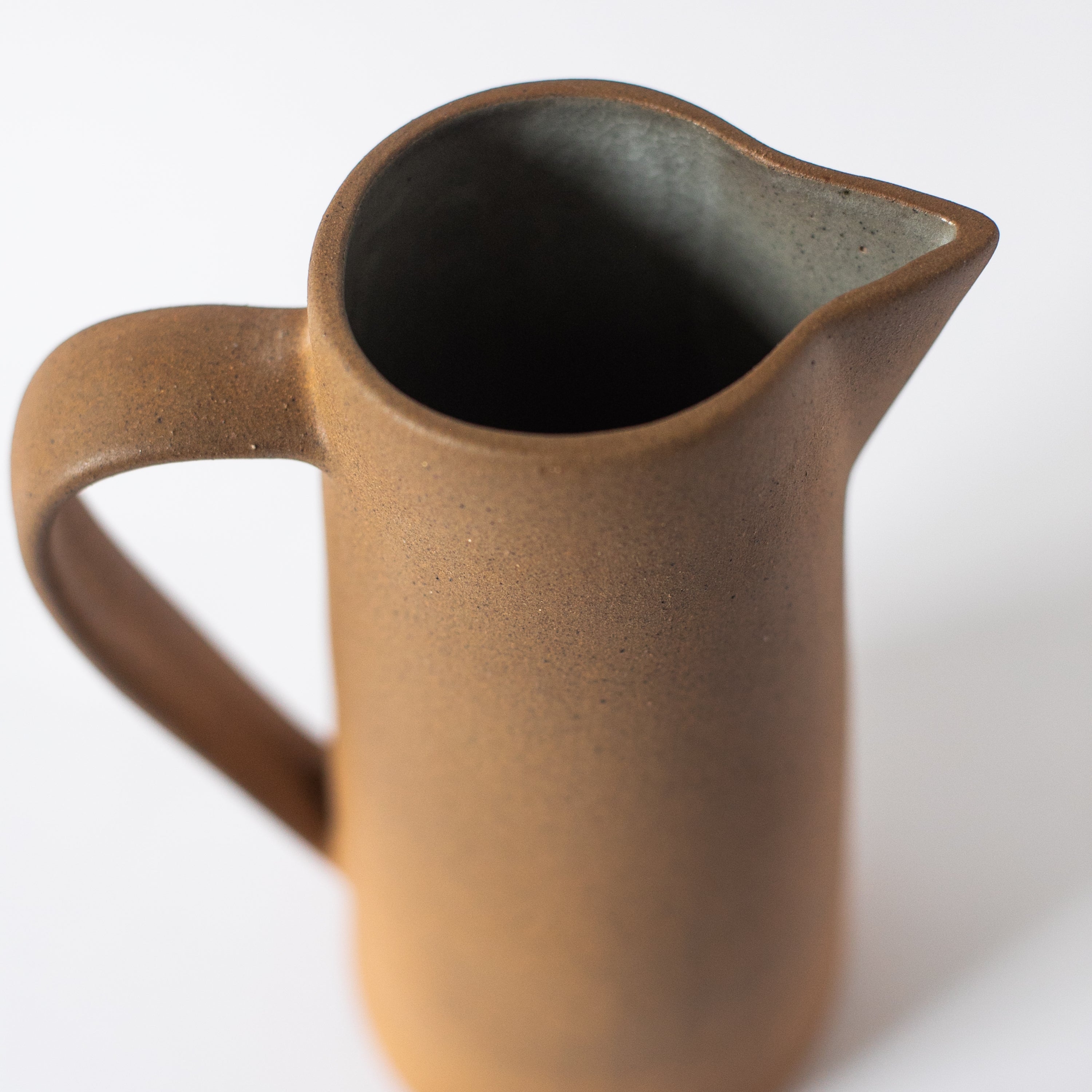 Tall Ceramic Pitcher | 1.5L | Handcrafted Local Clay | Kiln-Fired Earth Tones | Glazed Interior | Al Centro Ceramica | Powered by People