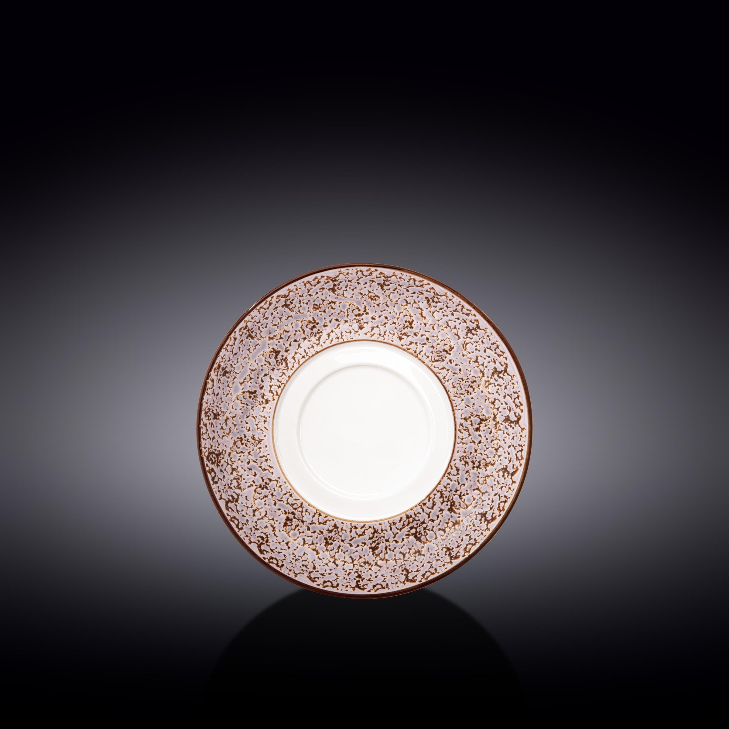 Violet & Lavender Hand-Glazed Porcelain Saucer | 6.5" | Splash Collection | Made in Spain | Sold Individually | Wilmax