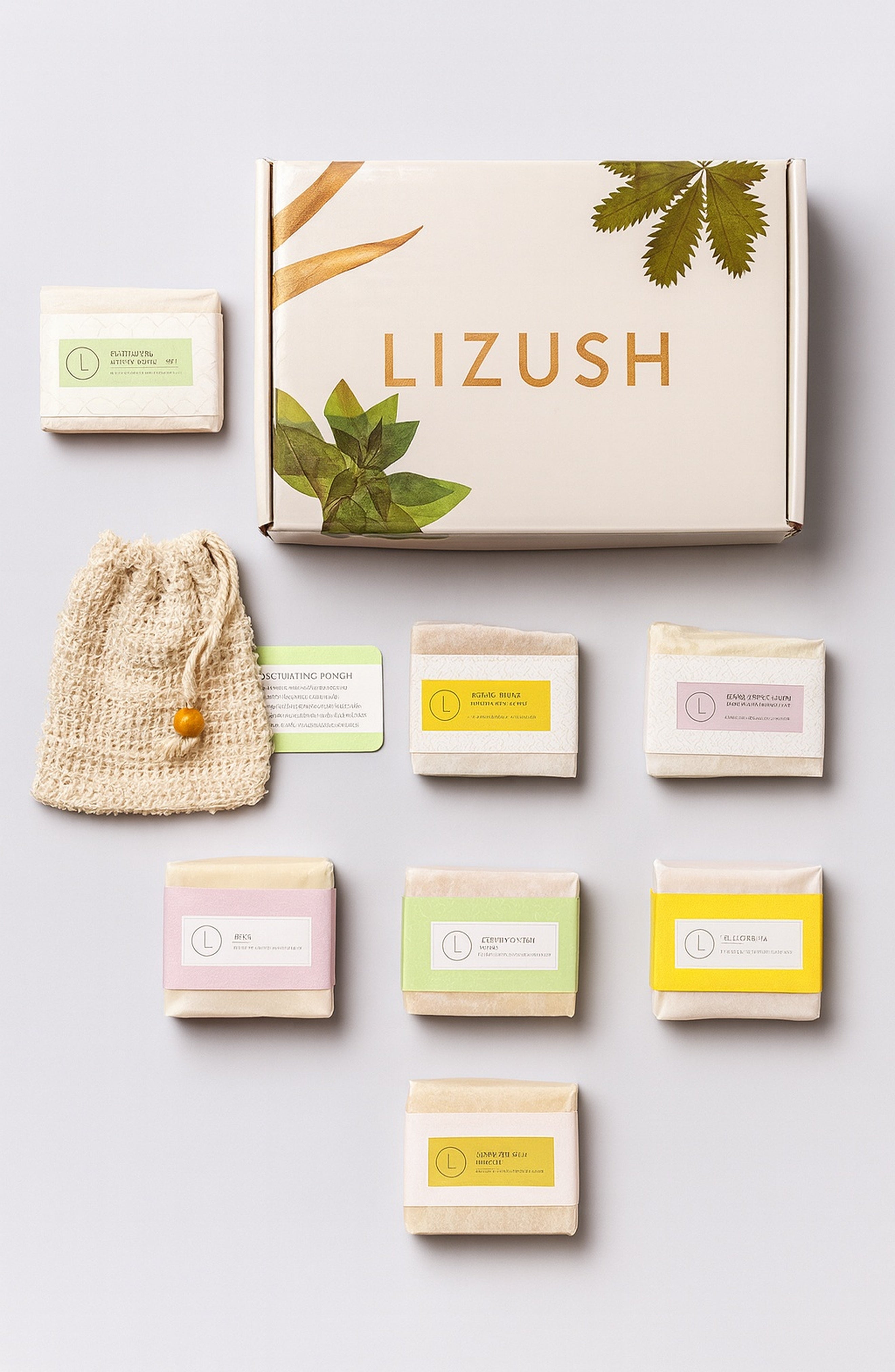 Hydrating Handmade Natural Soap Gift Set | 6 Bars | Olive Oil, Shea Butter & Essential Oils