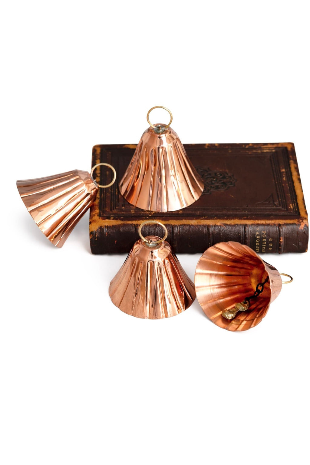 CMK Copper Bell Ornaments (Set of 2 or 4)