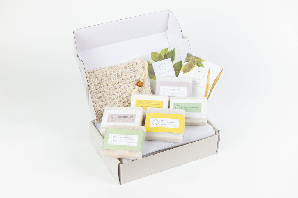 Hydrating Handmade Natural Soap Gift Set | 6 Bars | Olive Oil, Shea Butter & Essential Oils