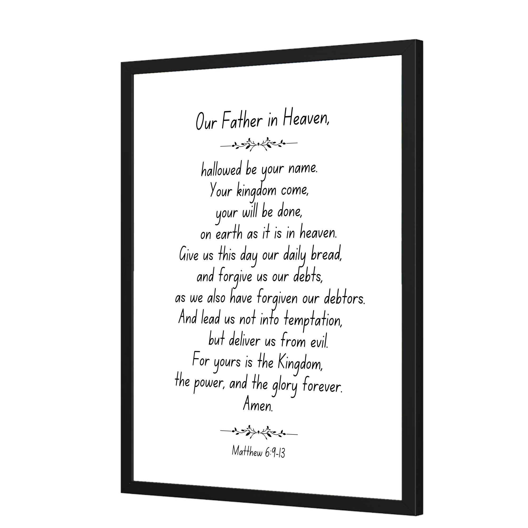 Wall Decor Giclee Poster Art Print - our Father in Heaven