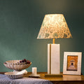 Marble Lamp Stand – Sculptural Brass & Iron Accent