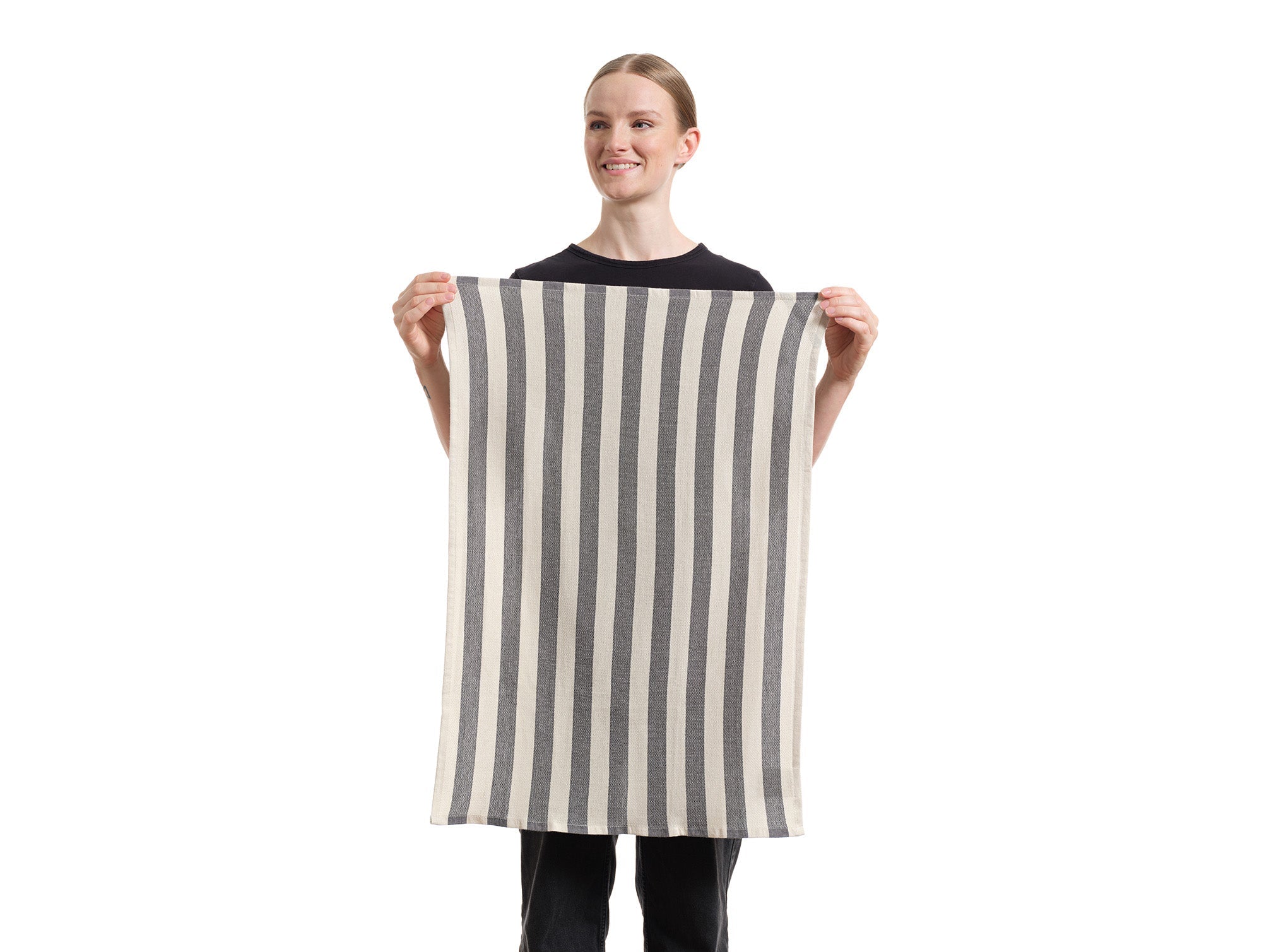 Cotton Kitchen Towels | Set of 4 | 100% Cotton | Waffle & Minimal Weave | Low Lint | Powered by People