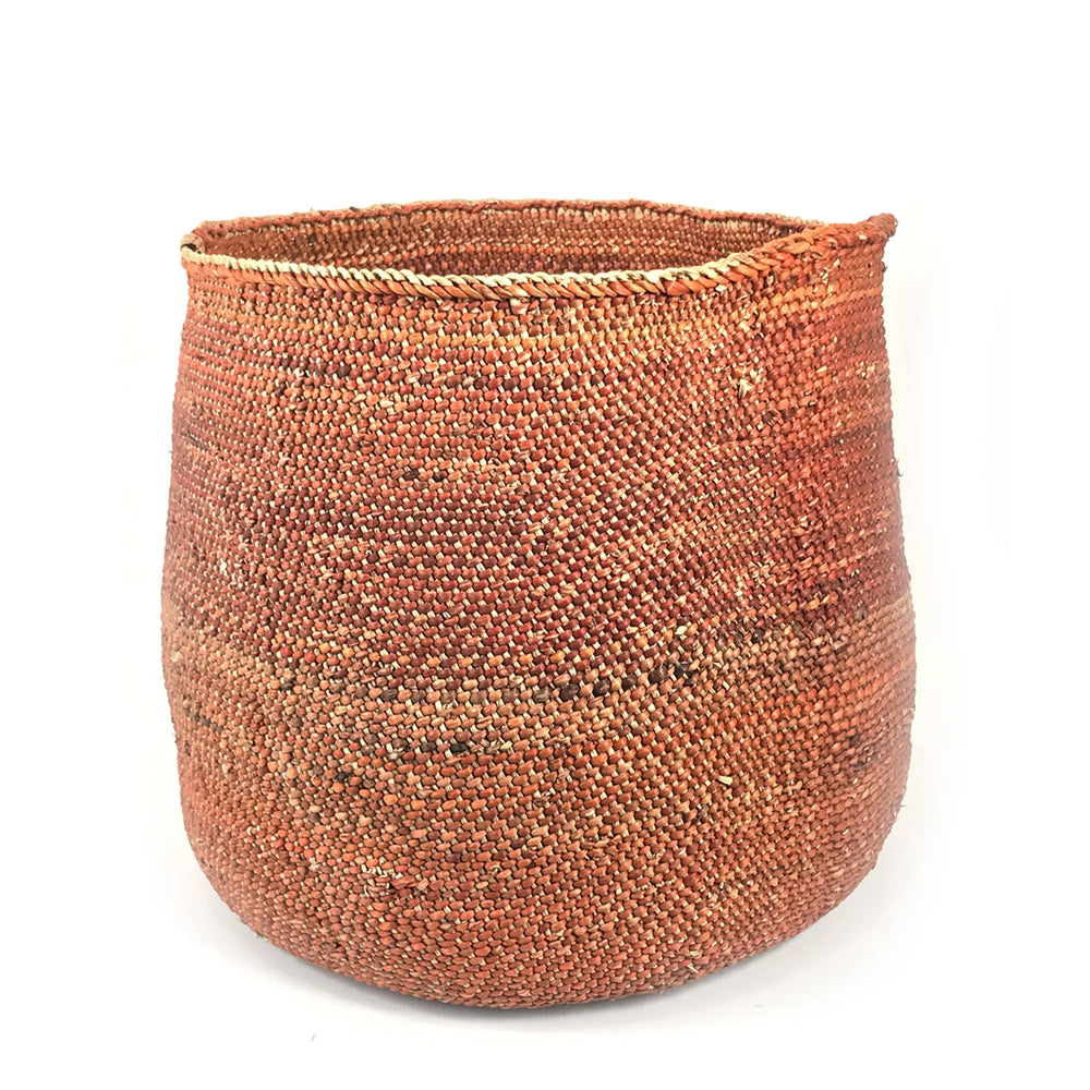 Auburn Iringa Basket | Handwoven in Tanzania | Milulu Grass | Kwanza Collection