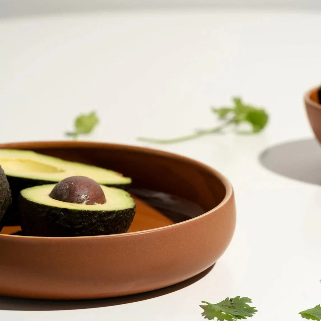 Tunisian Pasta Bowl | Set of 4 | Terracotta Stoneware | Gharyan Stoneware | Tunisia | Powered by People
