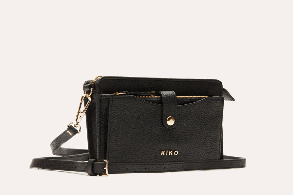 Pebble Leather Wallet Crossbody