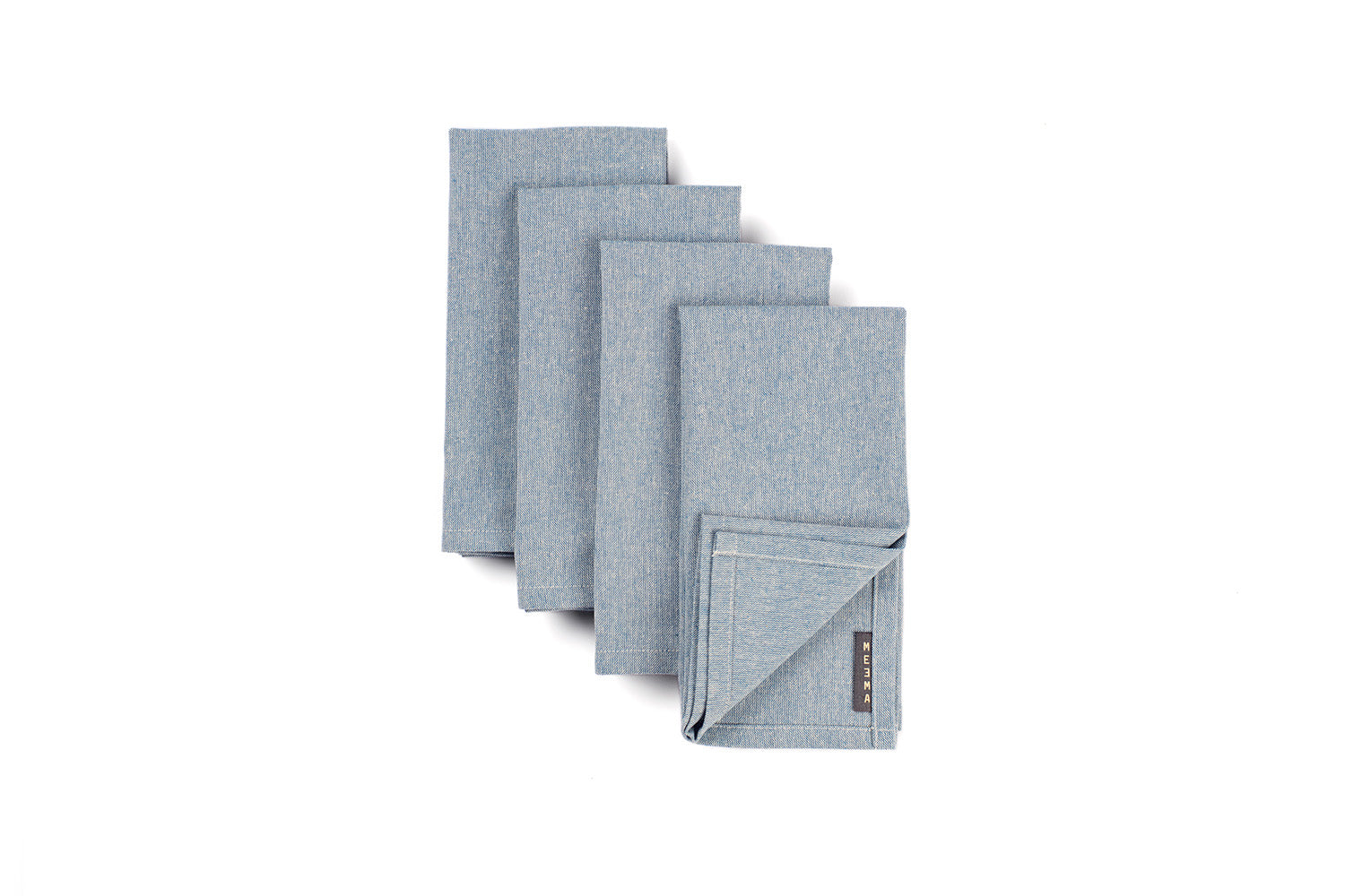 Cotton Cloth Napkins | Set of 4 | 18" x 18" | 100% Cotton | 50% Upcycled | 6 Colors | Daily Use & Special Occasions | MEEMA | Powered by People
