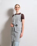 Crossback Apron | Upcycled Cotton & Denim Twill | Ergonomic Fit | Deep Pockets | Powered by People