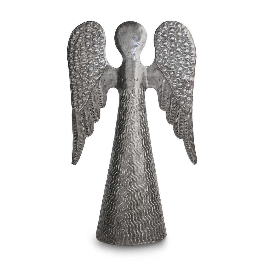 Large Standing Angel – Handcrafted Metal Art