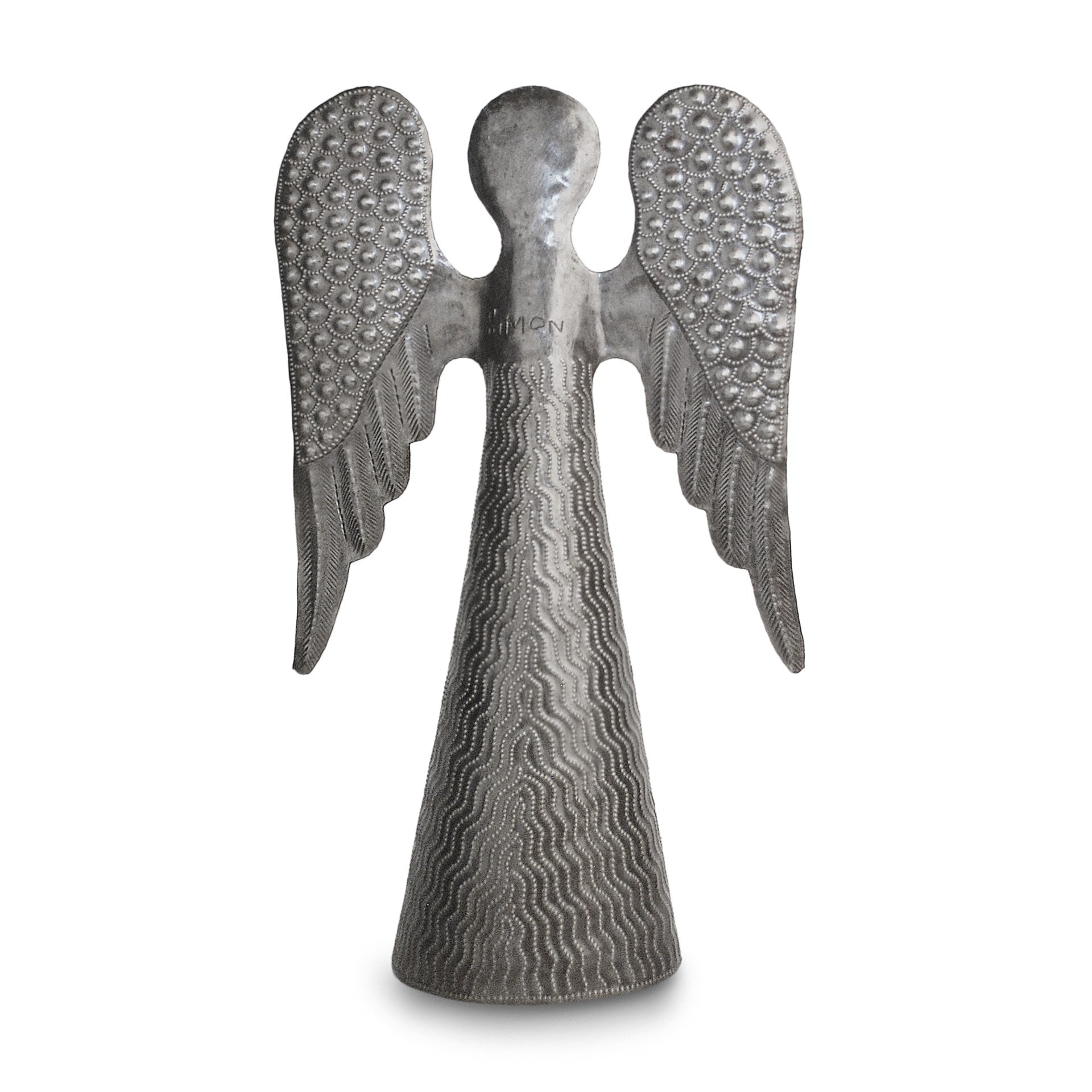 Large Standing Angel – Handcrafted Metal Art