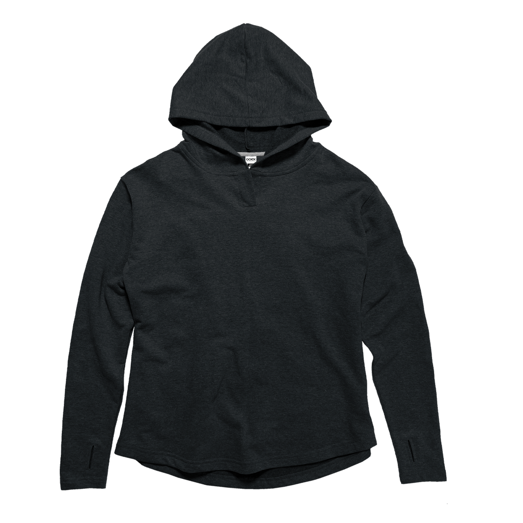 Ladies Weekender Hoodie | USA Fabric | Heathered Fleece | Thumbhole | Sizes SM-3X