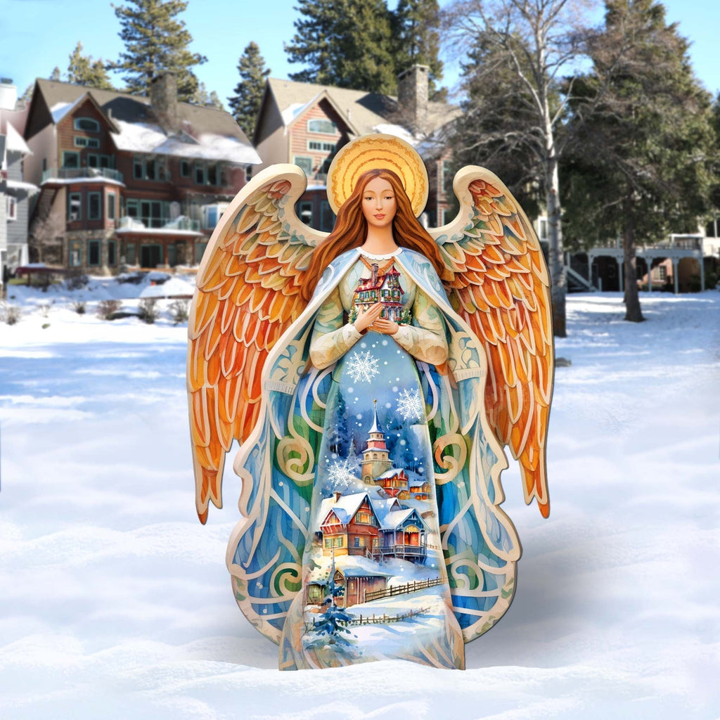 Blessing Home Angel Outdoor Decor by G. Debrekht Nativity Holiday Decor - 8611021F