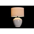 Ceramic & Canvas Cream Desk Lamp