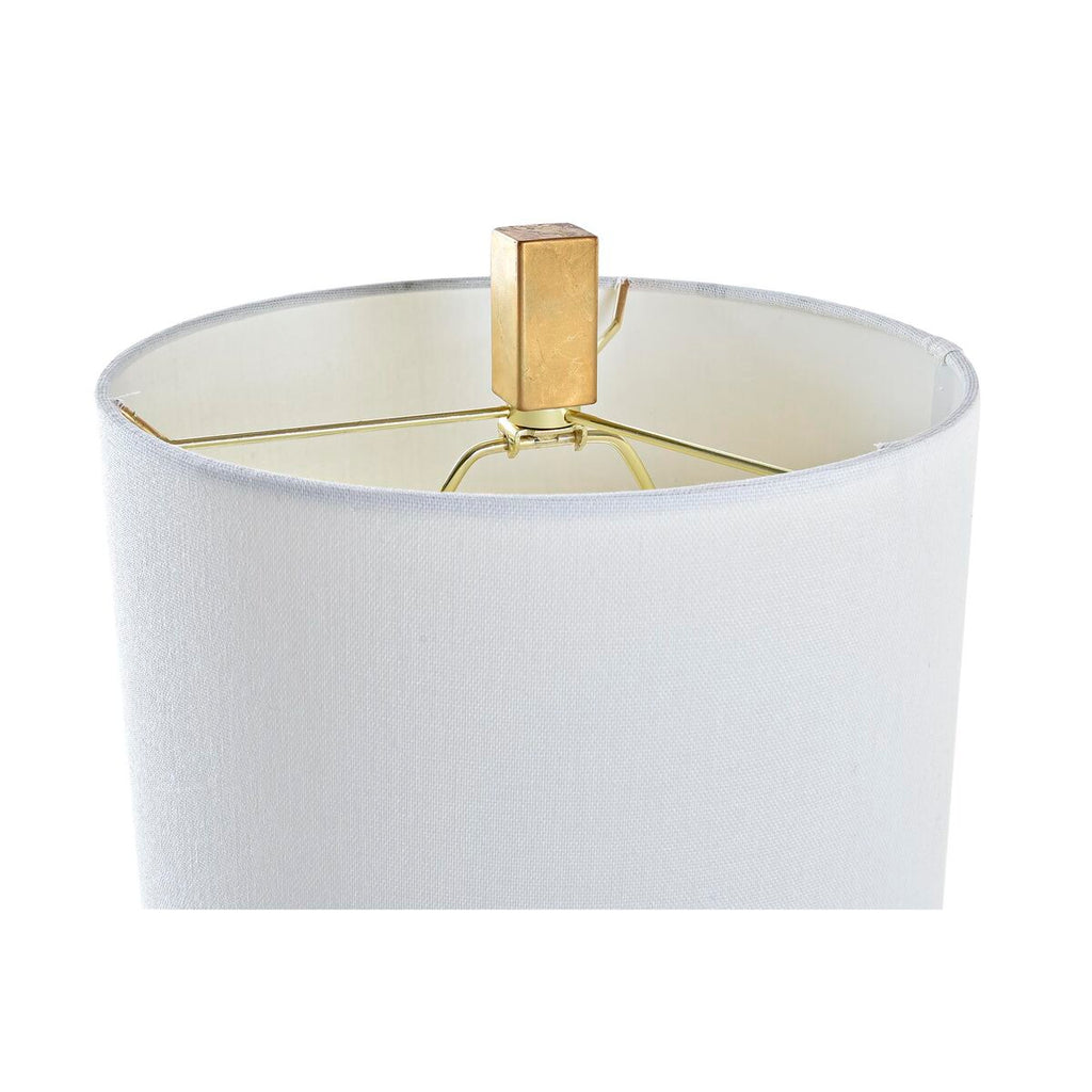 Desk lamp DKD Home Decor Golden Metal White 220 V 50 W 25 x 25 x 60 cm