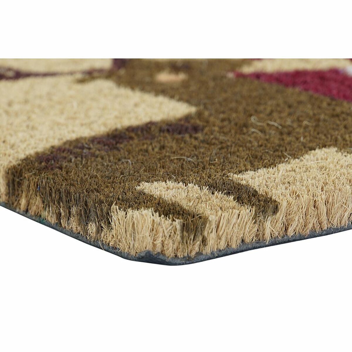 Doormat DKD Home Decor Christmas PVC Father Christmas Coconut Fibre