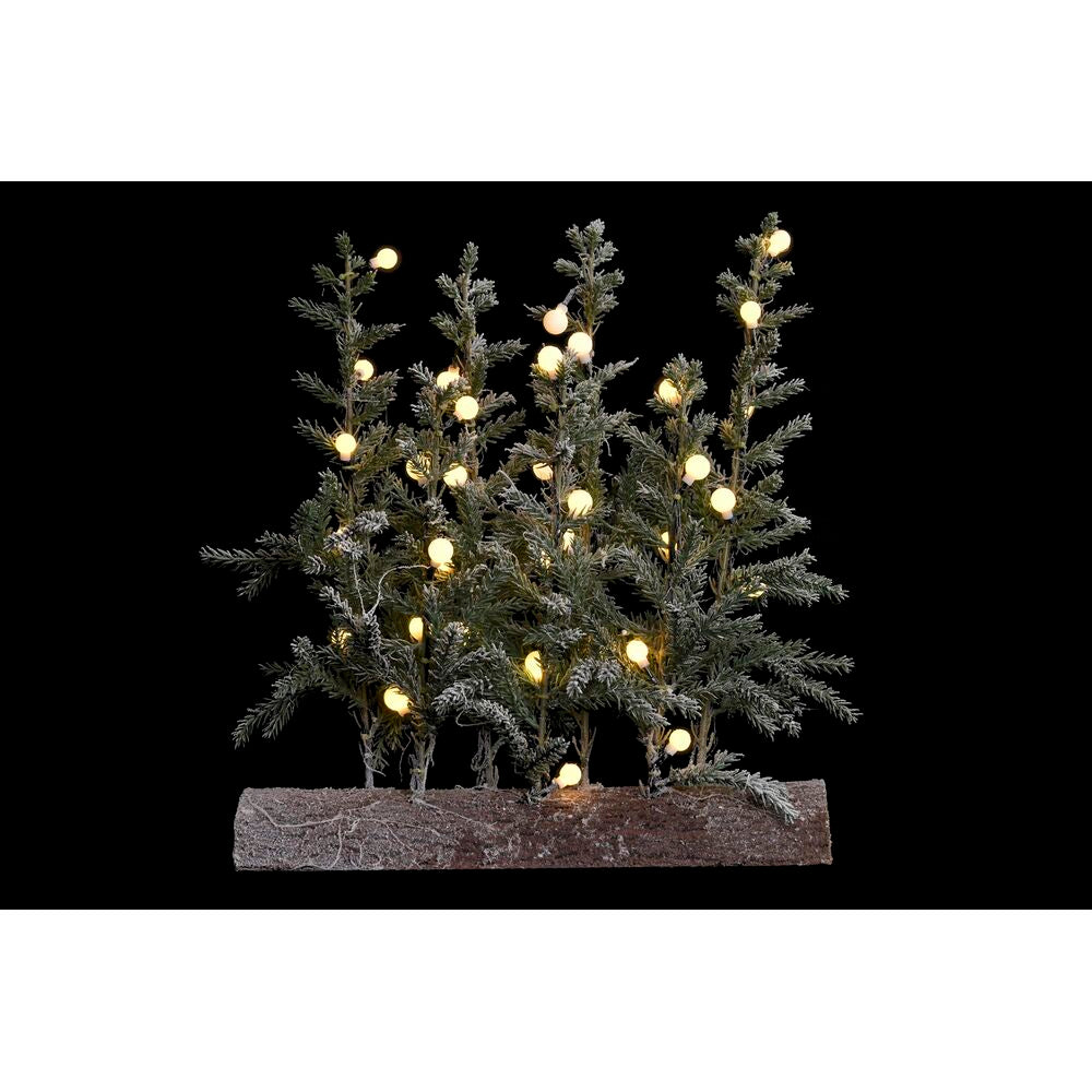 Christmas Tree DKD Home Decor White Brown Green PVC Snowfall 46 x 11 x