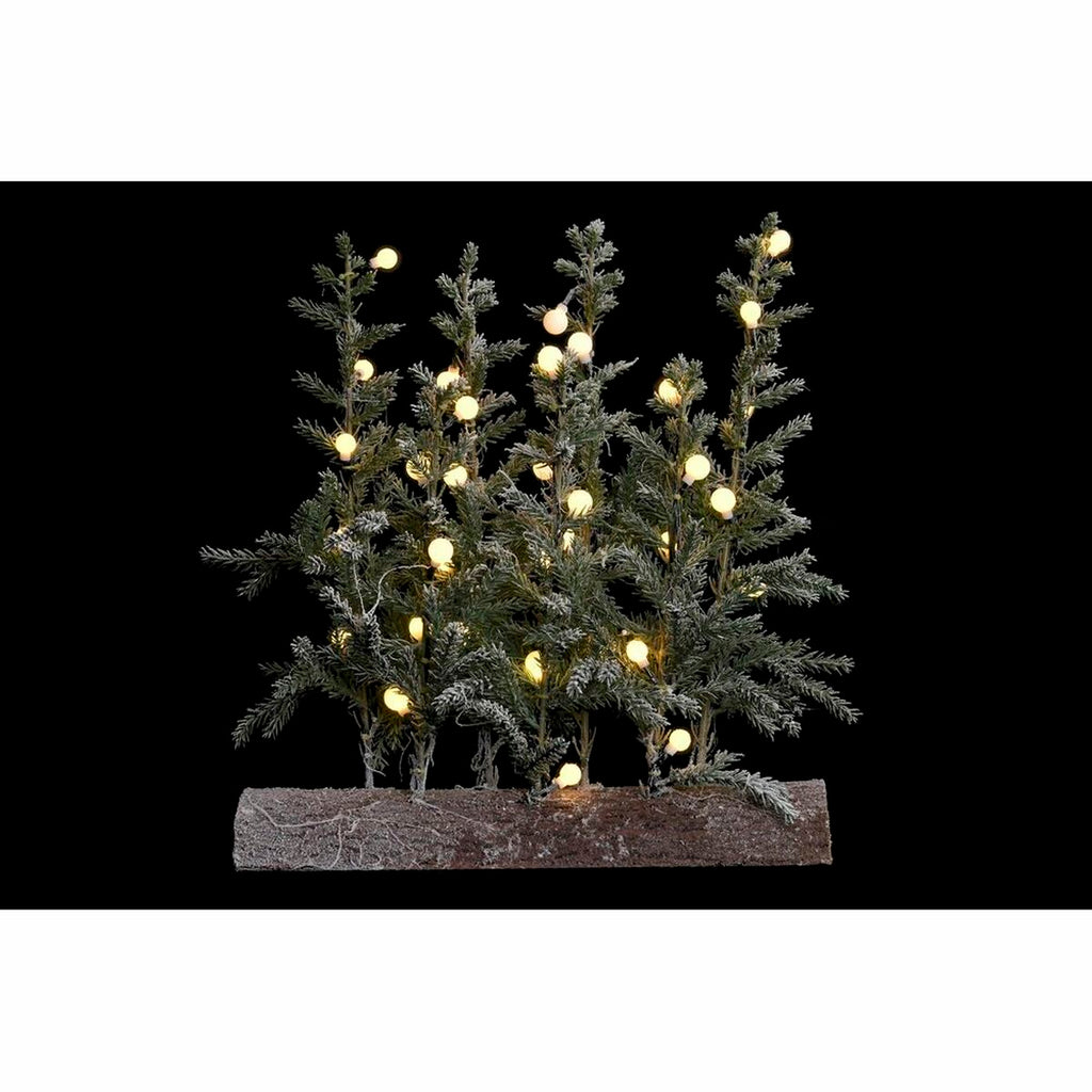 Christmas Tree DKD Home Decor White Brown Green PVC Snowfall 46 x 11 x