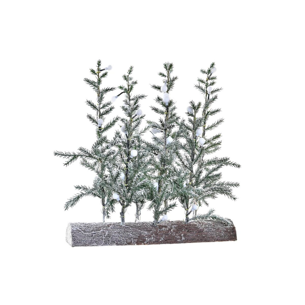 Christmas Tree DKD Home Decor White Brown Green PVC Snowfall 46 x 11 x