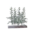 Christmas Tree DKD Home Decor White Brown Green PVC Snowfall 46 x 11 x