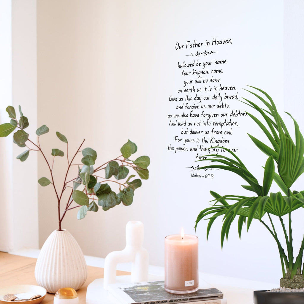 Wall Decor Giclee Poster Art Print - our Father in Heaven