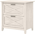Key West 2 Drawer Lateral File Cabinet Linen White Oak