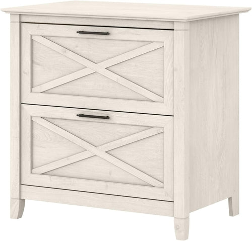 Key West 2 Drawer Lateral File Cabinet Linen White Oak