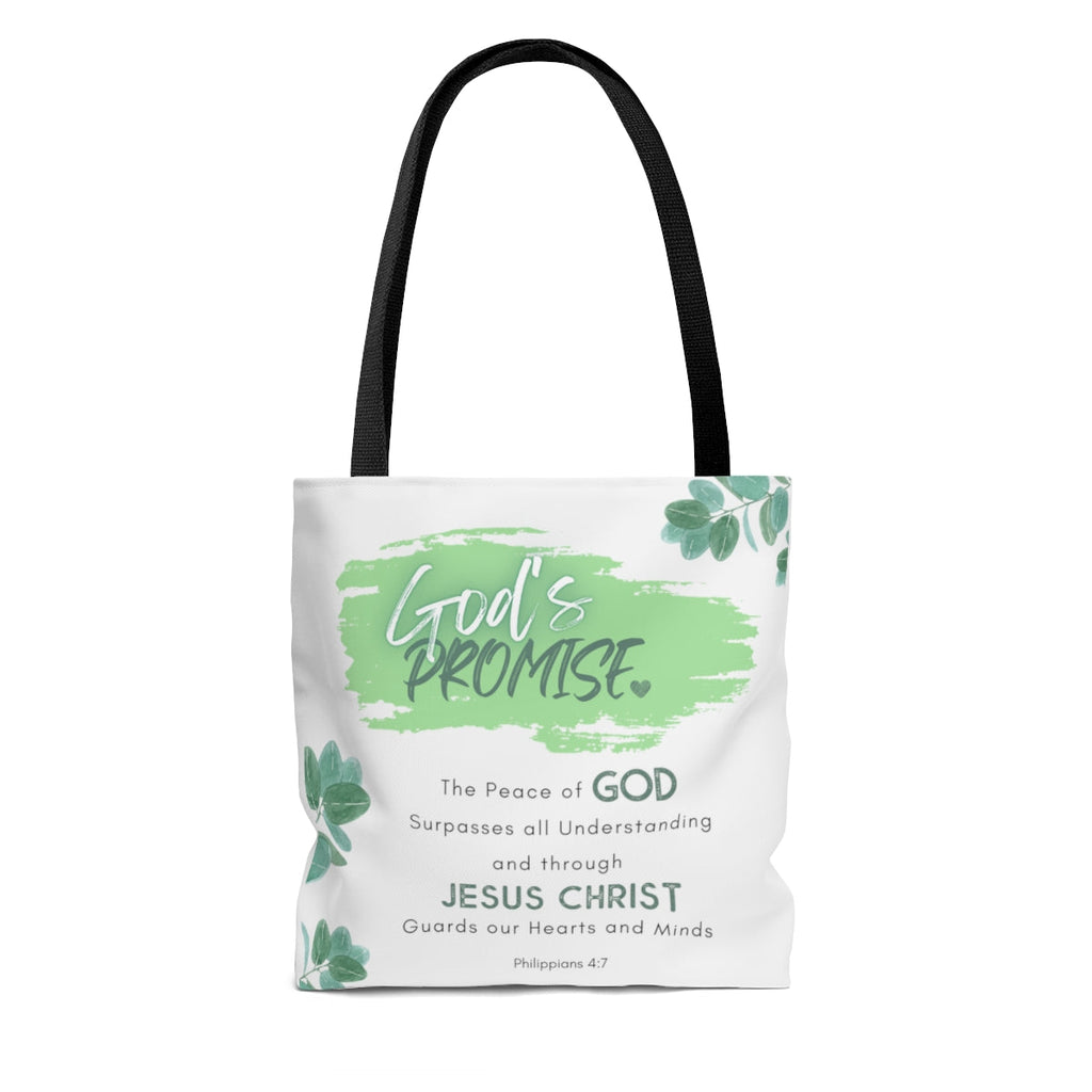 Large Tote Bag - the Peace of God Surpasses All Understanding - Word