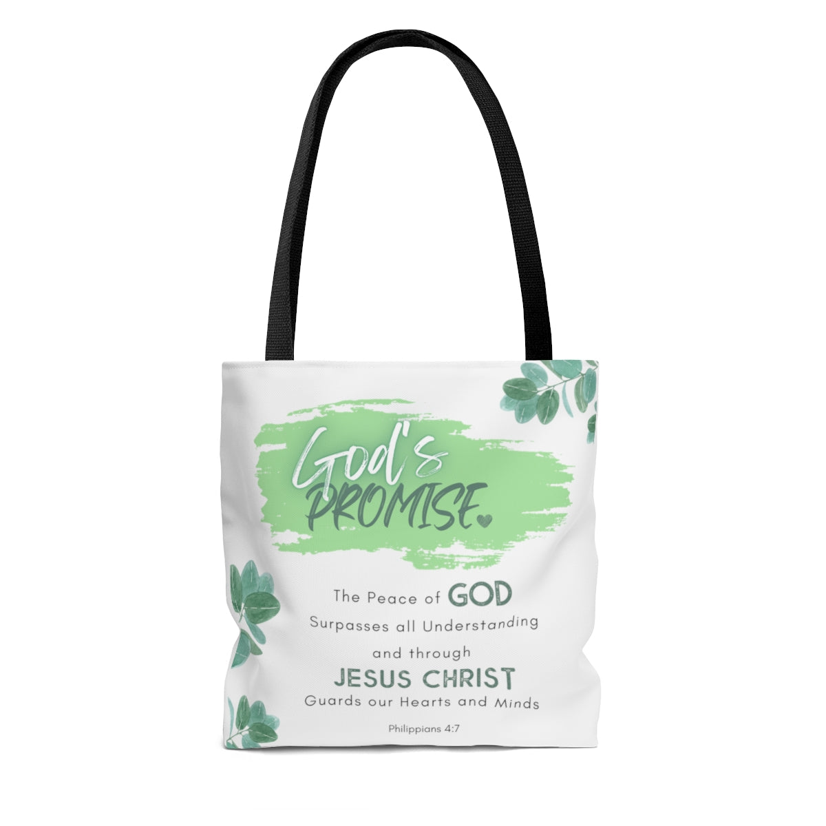 Large Tote Bag - the Peace of God Surpasses All Understanding - Word