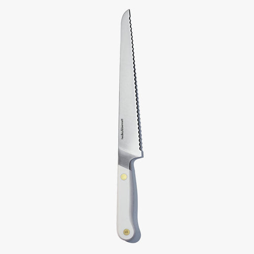 Bread Knife | Serrated Edge | Angled Handle | Miso | Capri Blue | Caviar Black | Shiso Green | Enoki White | H&B | Powered by People