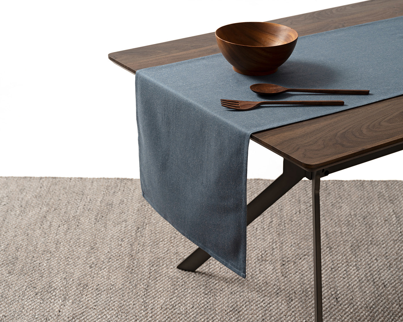 Cloth Table Runner | 100% Cotton | 50% Upcycled | 20"x60" | 3 Weaves & 3 Colors | Powered by People
