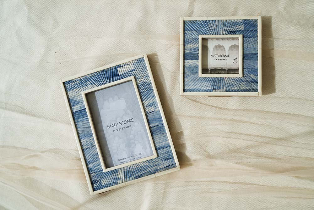 Neela Picture Frame – Coastal Blue