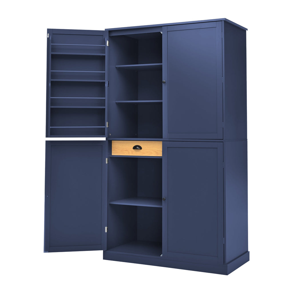 Large Kitchen Pantry Storage Cabinet | 71" Tall | MDF | White, Gray or Blue