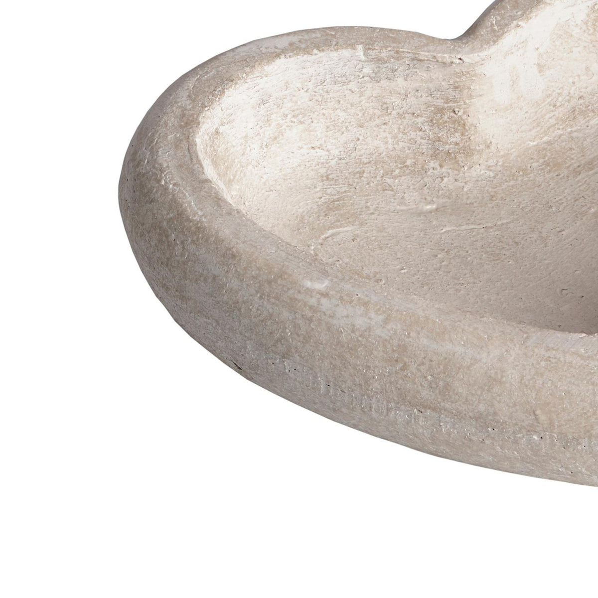 Deep Stone Heart Dish Decorative Home Accessory