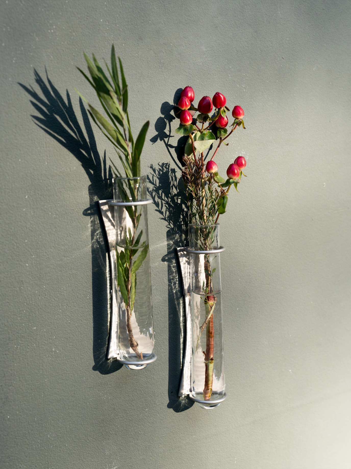 Floral Wall Vase – Set of 2