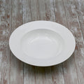White Fine Porcelain Deep Plate | 11" | 25 Oz | Rolled Rim | Made in England | Sold Individually | Wilmax