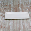 White Fine Porcelain Sushi & Canapé Dish | 14" x 5.5" | Made in England | Wilmax