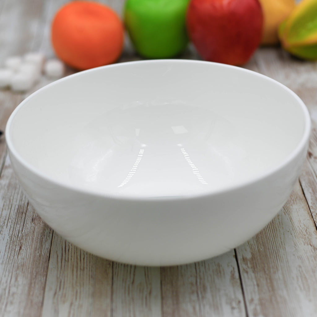 White Fine Porcelain Bowl | 8" | 57 oz | Sold Individually | Soup, Pasta & Salad | Made in England | Wilmax