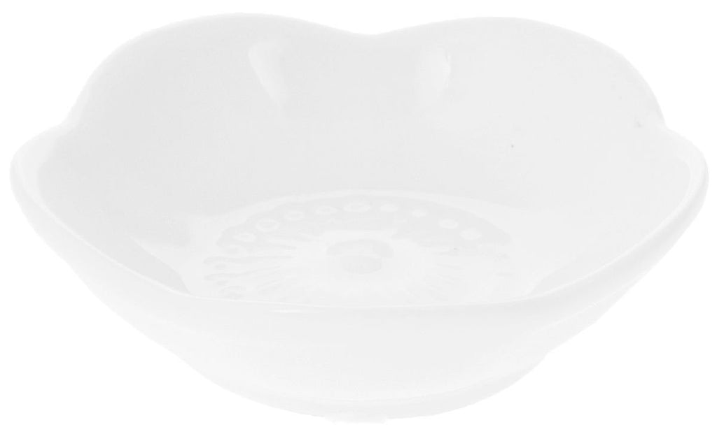 Fine Porcelain White Dish | 3" | Rolled Rim | Oven, Microwave & Dishwasher Safe | Wilmax USA